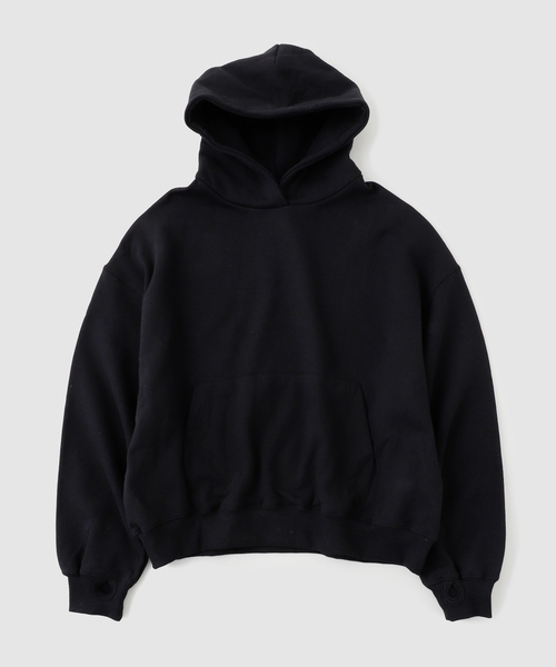WISM(ウィズム)の「Estudio Niksen / エストゥディオ・ニクセン Signature Thumb Hoodie(パーカー・メンズ・ライトグレー/ブラック・FREE)」の2枚目の写真