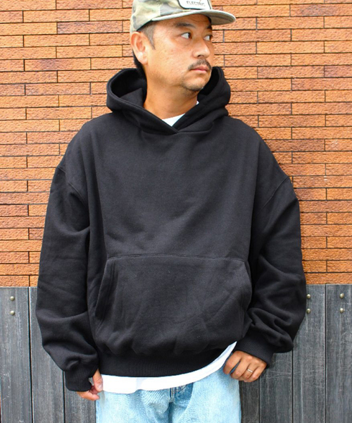WISM(ウィズム)の「Estudio Niksen / エストゥディオ・ニクセン Signature Thumb Hoodie(パーカー・メンズ・ライトグレー/ブラック・FREE)」の3枚目の写真