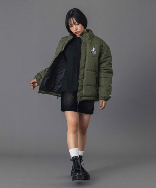 X-girl（エックスガール）の「FLOCKED DENIM MINI SKIRT（デニムスカート・レディース・ブラック/インディゴブルー・S/M）」の11枚目の写真