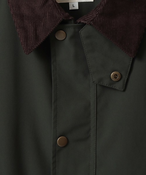 SITRY（シトリー）の「Hunting Jacket/コーデュロイ襟 ハンティングジャケット ブルゾン ハーフコート 撥水 防風 ストレッチ（ブルゾン・メンズ・ブラック/カーキ/アイボリー・L/M/LL）」の22枚目の写真