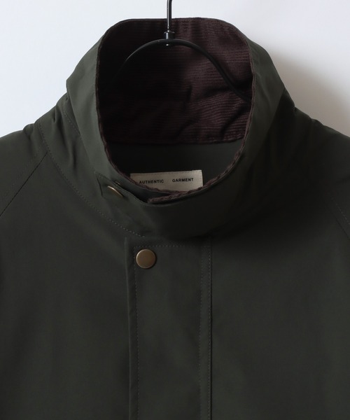 SITRY（シトリー）の「Hunting Jacket/コーデュロイ襟 ハンティングジャケット ブルゾン ハーフコート 撥水 防風 ストレッチ（ブルゾン・メンズ・ブラック/カーキ/アイボリー・L/M/LL）」の7枚目の写真