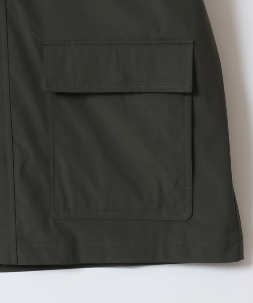 SITRY（シトリー）の「Hunting Jacket/コーデュロイ襟 ハンティングジャケット ブルゾン ハーフコート 撥水 防風 ストレッチ（ブルゾン・メンズ・ブラック/カーキ/アイボリー・L/M/LL）」の9枚目の写真