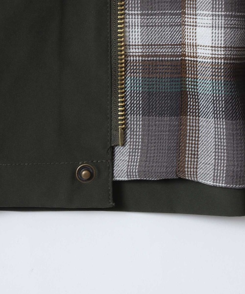 SITRY（シトリー）の「Hunting Jacket/コーデュロイ襟 ハンティングジャケット ブルゾン ハーフコート 撥水 防風 ストレッチ（ブルゾン・メンズ・ブラック/カーキ/アイボリー・L/M/LL）」の21枚目の写真