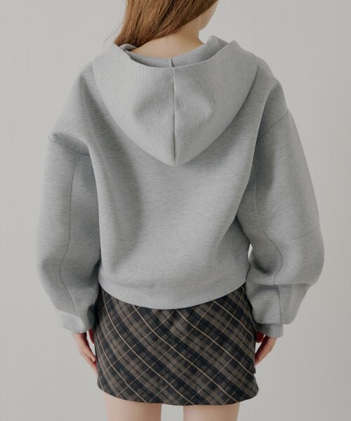 Chico（チコ）の「【セットアップ対応】Wジップボリュームスリーブフードパーカー（パーカー・レディース・チャコールグレー/グレー/アイボリー/ホワイト/グレー系その他3/グレー系その他2・FREE）」の19枚目の写真