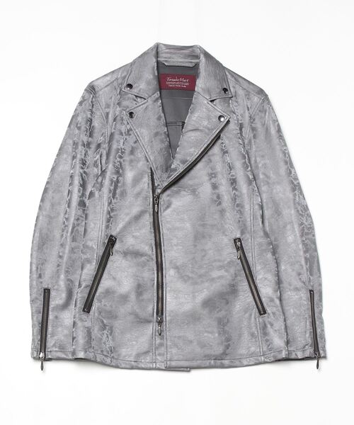 TORNADO MART（トルネードマート）の「ﾉﾜｰﾙｴｸﾘﾌﾟｽﾗｲﾀﾞｰｽﾞﾌﾞﾙｿﾞﾝ（ライダースジャケット・メンズ・グレー/ブラック・MEDIUM/LARGE/LL）」の11枚目の写真