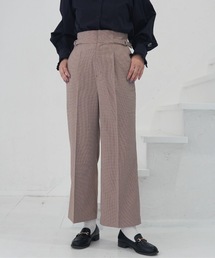 ZOZOMARKET | ZOZOMARKET by ハヤシアンナ - ハイウエストサイドベルトワイドパンツ(スラックス)