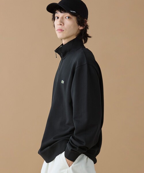 LACOSTE(ラコステ)の「ハイネックハーフジップスウェット(スウェット・メンズ・ブラック/ベージュ/ネイビー/グレー・2/3/4/6/5)」の20枚目の写真