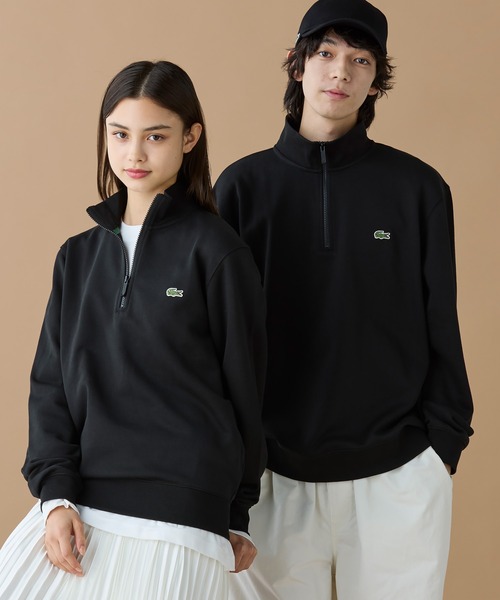 ハイネックハーフジップスウェット（スウェット）｜LACOSTE（ラコステ