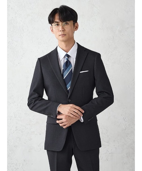 セール】《WOOLY WASH SUIT》WEB限定スーツ【洗える/ウールライク