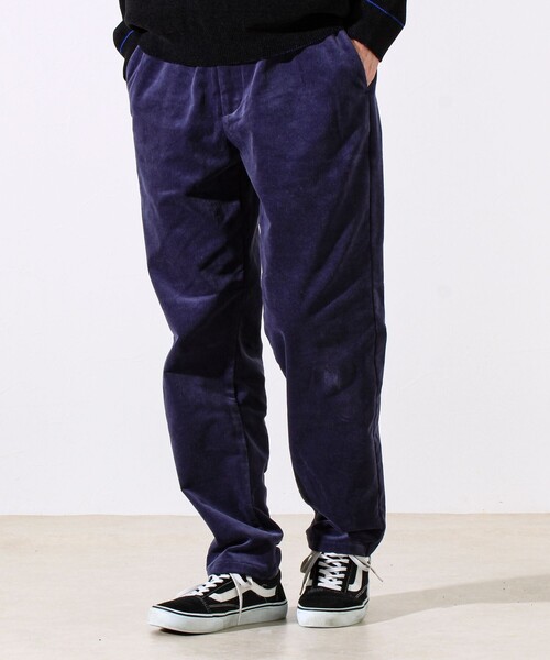 GLOSTER(グロスター)の「【あったか快適なのに上品見え】コール裏フリースストレッチイージーパンツ(その他パンツ・メンズ・ネイビー/ベージュ/ブラック/グレー・S/M/L/XL)」の4枚目の写真