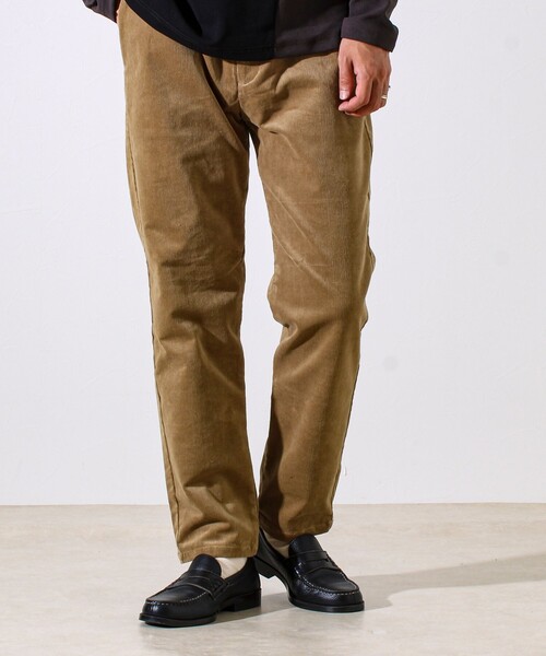 GLOSTER(グロスター)の「【あったか快適なのに上品見え】コール裏フリースストレッチイージーパンツ(その他パンツ・メンズ・ネイビー/ベージュ/ブラック/グレー・S/M/L/XL)」の6枚目の写真