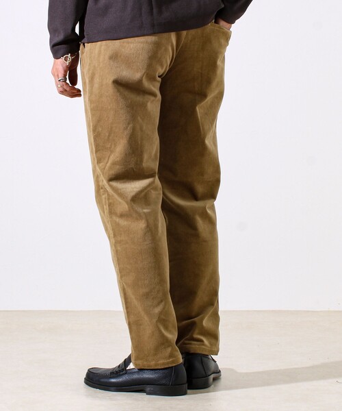 GLOSTER(グロスター)の「【あったか快適なのに上品見え】コール裏フリースストレッチイージーパンツ(その他パンツ・メンズ・ネイビー/ベージュ/ブラック/グレー・S/M/L/XL)」の8枚目の写真