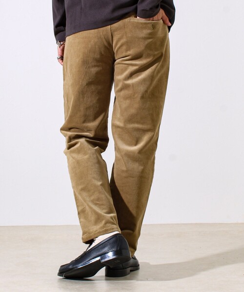 GLOSTER(グロスター)の「【あったか快適なのに上品見え】コール裏フリースストレッチイージーパンツ(その他パンツ・メンズ・ネイビー/ベージュ/ブラック/グレー・S/M/L/XL)」の9枚目の写真