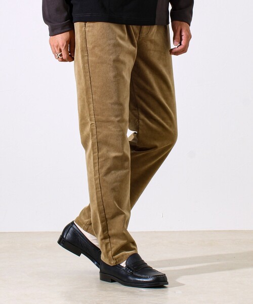 GLOSTER(グロスター)の「【あったか快適なのに上品見え】コール裏フリースストレッチイージーパンツ(その他パンツ・メンズ・ネイビー/ベージュ/ブラック/グレー・S/M/L/XL)」の10枚目の写真