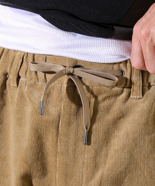 GLOSTER(グロスター)の「【あったか快適なのに上品見え】コール裏フリースストレッチイージーパンツ(その他パンツ・メンズ・ネイビー/ベージュ/ブラック/グレー・S/M/L/XL)」の16枚目の写真