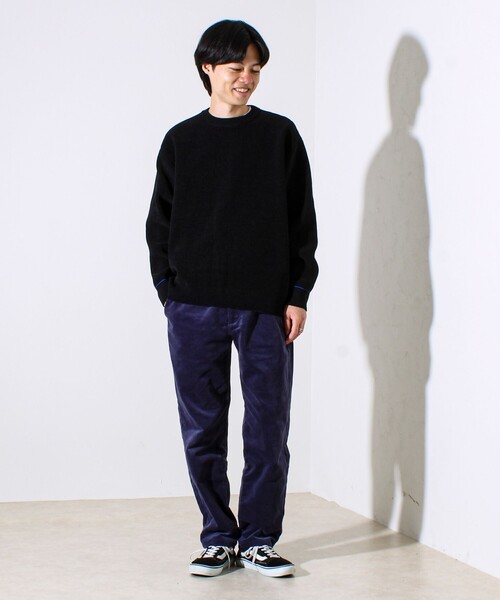 GLOSTER(グロスター)の「【あったか快適なのに上品見え】コール裏フリースストレッチイージーパンツ(その他パンツ・メンズ・ネイビー/ベージュ/ブラック/グレー・S/M/L/XL)」の17枚目の写真