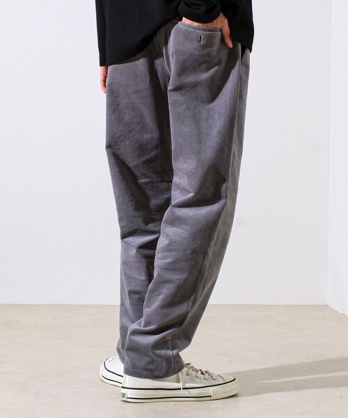 グロスター（GLOSTER）/【あったか快適なのに上品見え】コール裏フリースストレッチイージーパンツ セール】【あったか快適なのに上品見え】コール裏フリースストレッチ