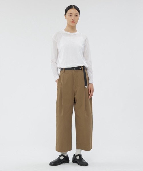 MARGARET HOWELL(マーガレットハウエル)の「SHEER COTTON JERSEY TOP(Tシャツ/カットソー・レディース・ホワイト系その他2/ネイビー系1・2)」の11枚目の写真