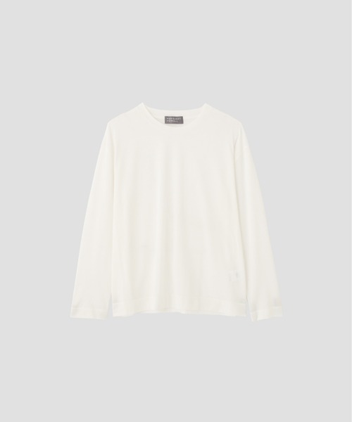 MARGARET HOWELL(マーガレットハウエル)の「SHEER COTTON JERSEY TOP(Tシャツ/カットソー・レディース・ホワイト系その他2/ネイビー系1・2)」の5枚目の写真