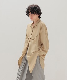silk sand wash big shirt(シルクサンドウォッシュビッグシャツ)