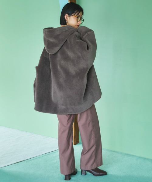 セール】オーバーボアフーディブルゾン（ブルゾン）｜DOUX ARCHIVES