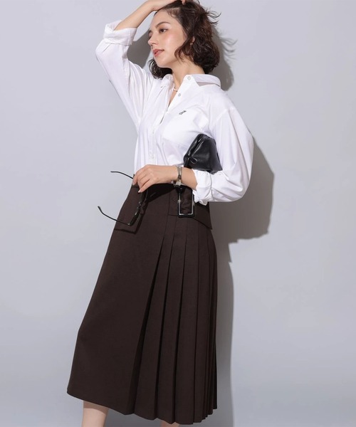 サイドプリーツミディスカート（スカート）｜Arpege story
