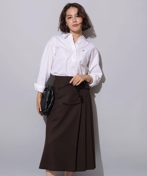 サイドプリーツミディスカート新品‼️アルページュストーリー サイドプリーツミディスカート（スカート）｜Arpege story