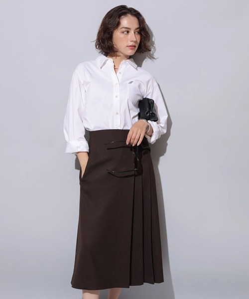 サイドプリーツミディスカート新品‼️アルページュストーリー サイドプリーツミディスカート（スカート）｜Arpege story