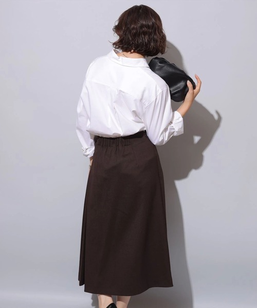 サイドプリーツミディスカート新品‼️アルページュストーリー サイドプリーツミディスカート（スカート）｜Arpege story