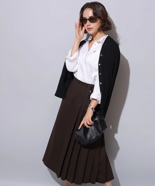 サイドプリーツミディスカート新品‼️アルページュストーリー サイドプリーツミディスカート（スカート）｜Arpege story