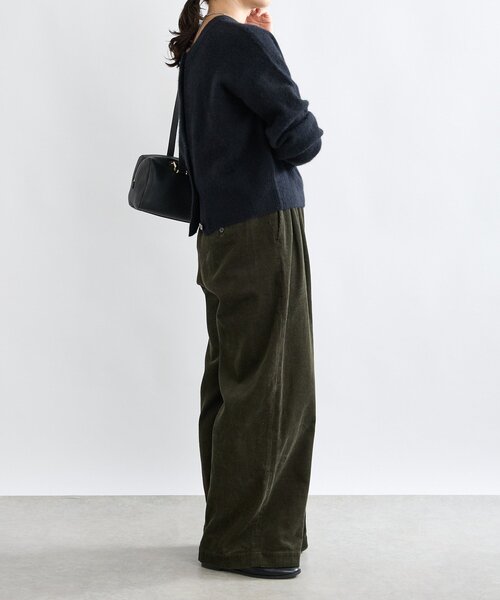 RIVE DROITE（リヴドロワ）の「【上質素材】ヘアリーヤーン2wayカーディガン（カーディガン/ボレロ・レディース・グレー/レッド/ブラック・FREE）」の6枚目の写真