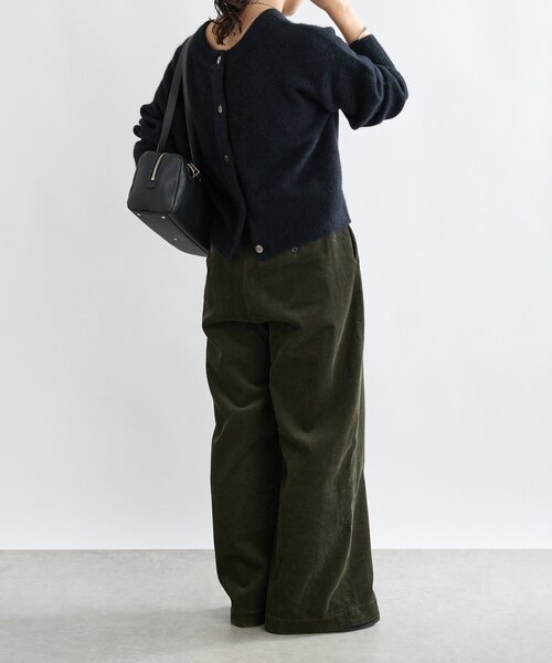 RIVE DROITE（リヴドロワ）の「【上質素材】ヘアリーヤーン2wayカーディガン（カーディガン/ボレロ・レディース・グレー/レッド/ブラック・FREE）」の7枚目の写真