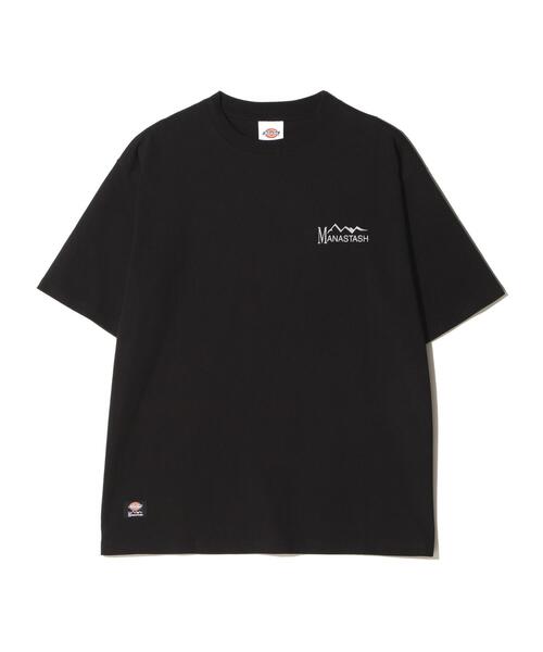 Dickies（ディッキーズ）の「MANASTASH/マナスタッシュ×DICKIES/ディッキーズ/DICKIES TEE ORIGINAL LOGO（Tシャツ/カットソー・メンズ・ブラック/ホワイト・M/L/XL）」の3枚目の写真