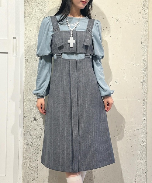 MILK(ミルク)の「Mannish ジャンパースカート(ジャンパースカート・レディース・A/B・FREE)」の2枚目の写真