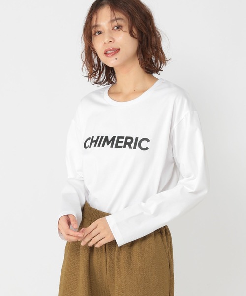 studio CLIP（スタディオクリップ）の「プレーティングロゴロングスリーブＴ（Tシャツ/カットソー・レディース・アイボリー/オフホワイト/チャコール・LARGE/MEDIUM）」の11枚目の写真