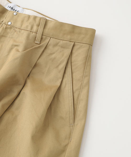 TANAKA（タナカ）の「TANAKA (タナカ) HAKAMA TROUSERS BEIGE（スラックス・メンズ・ベージュ・29/30/31）」の5枚目の写真
