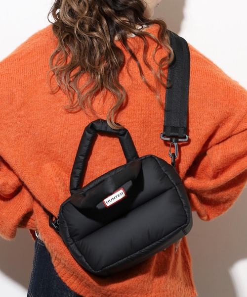 HUNTER イントレピッド エクストラ パフド ミニ ボストン（ボストン