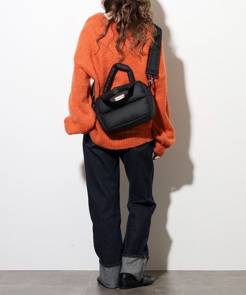 HUNTER イントレピッド エクストラ パフド ミニ ボストン（ボストン