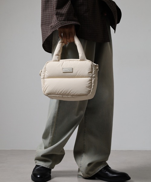 HUNTER イントレピッド エクストラ パフド ミニ ボストン（ボストン