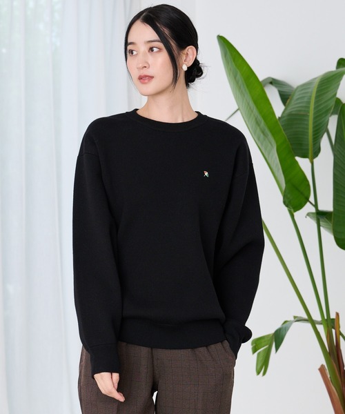 Arnold Palmer（アーノルドパーマー）の「シェア スウェットライクニット プルオーバー（ニット/セーター・レディース・ブラック/杢グレー/ブルー・XS/S/M/L/LL）」の19枚目の写真