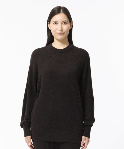 BAKUNE ソフトニット ロングスリーブ クルーネック（ルームウェア