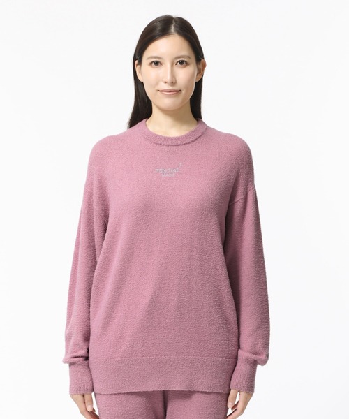 BAKUNE ソフトニット ロングスリーブ クルーネック（ルームウェア