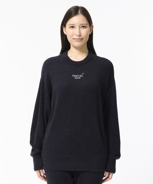 BAKUNE ソフトニット ロングスリーブ クルーネック（ルームウェア