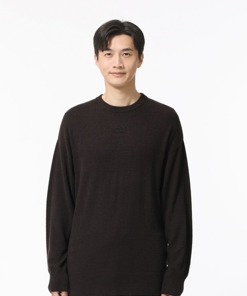 BAKUNE ソフトニット ロングスリーブ クルーネック（ルームウェア