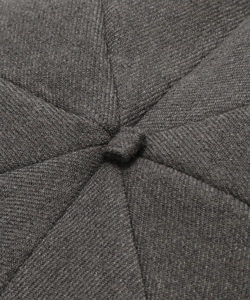 RACAL（ラカル）の「RACAL / ラカル 8Panel Beret Cas（キャスケット・メンズ・チャコールグレー/ブラック・FREE）」の6枚目の写真