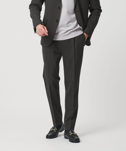 美品◯ユナイテッドアローズ　ジャージーラペルジャケットパンツ　スーツセットアップ WARDROBE SMART】LANATEC セットアップ/背抜きジャケット＆イージーパンツ