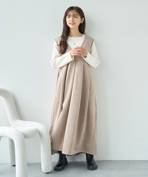 mil(ミル)の「裏ファー メロウニットトップス【585110】(ニット/セーター・レディース・オフホワイト/ブラック/モカ・S/XS)」の21枚目の写真