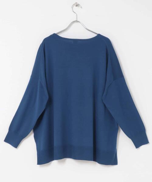 セール】ウォッシャブルウールワイドプルオーバー（ニット/セーター