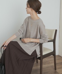 URBAN RESEARCH DOORS | ウォッシャブルウールワイドプルオーバー(ニット/セーター)