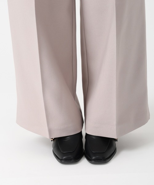 31 Sons de mode（トランテアン　ソン　ドゥ　モード）の「2025秋冬新作 リボンベルト付ウーリッシュワイドパンツ（その他パンツ・レディース・ブラウン/ベージュ/ブラック・M/S）」の20枚目の写真